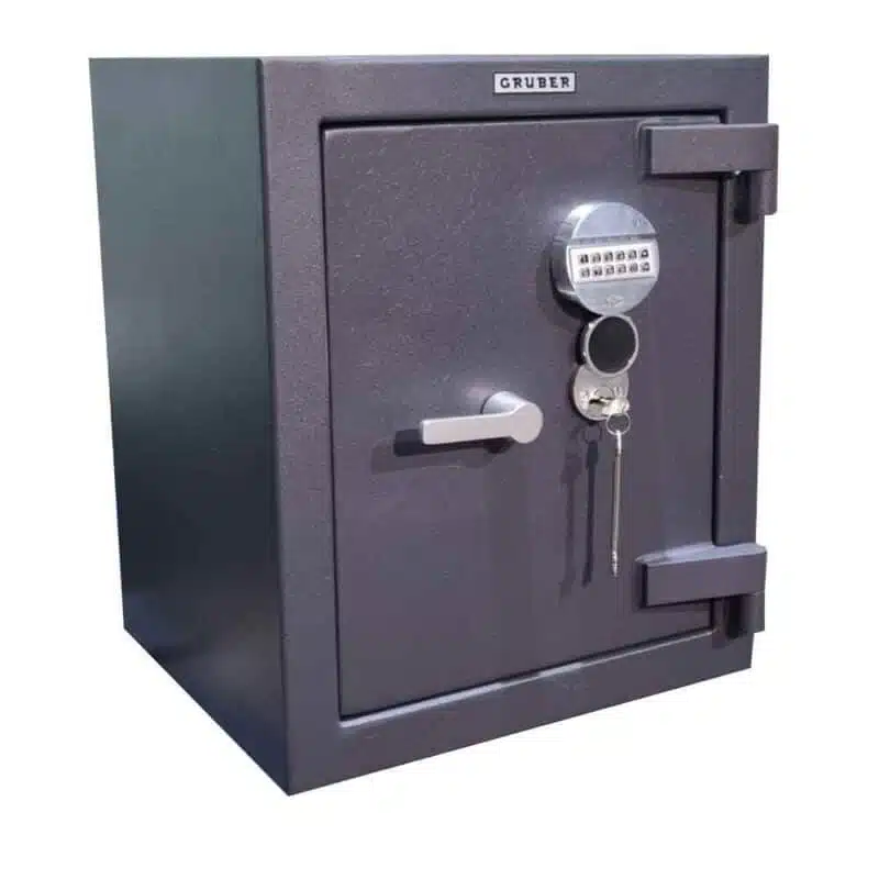 cajas fuertes certificadas grado 3 une en 1143-1:2019 con cerradura de llaves y combinación digital