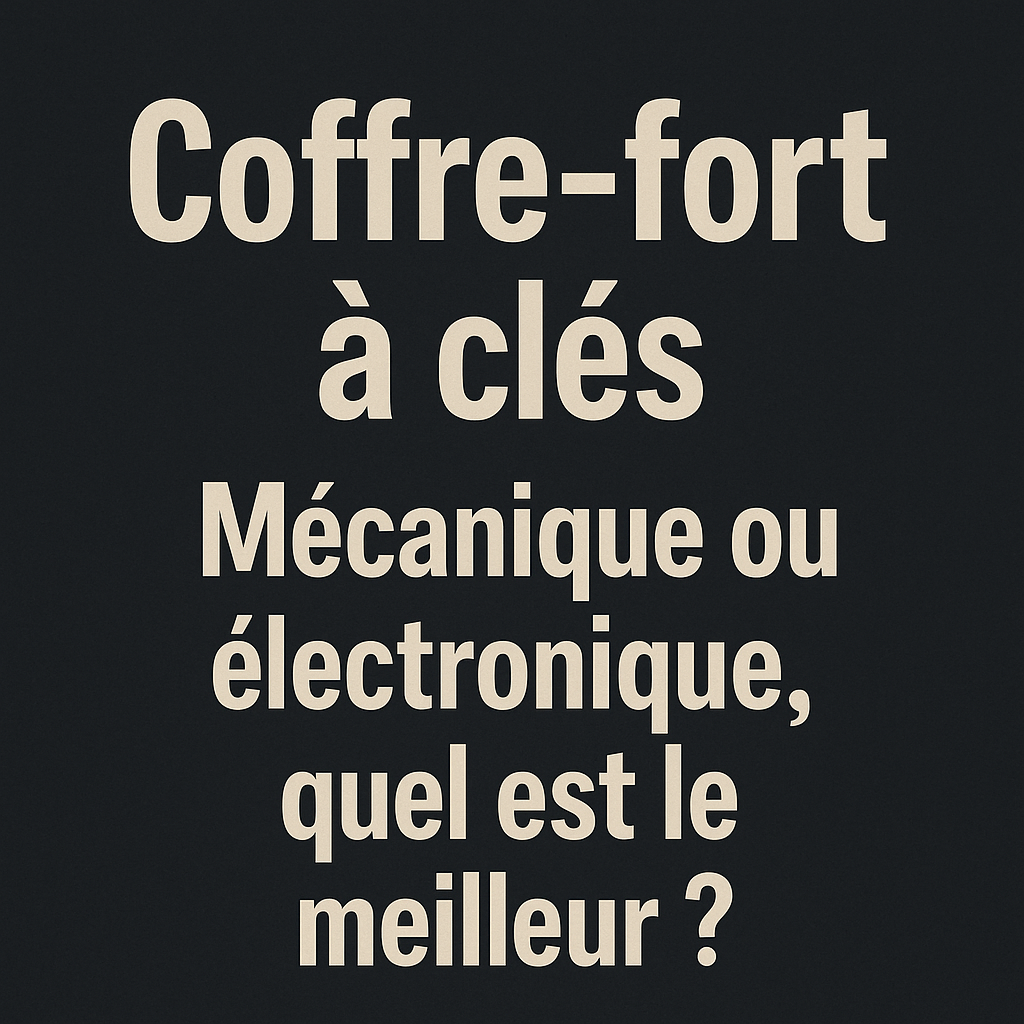 Coffre-fort à clés : Mécanique ou électronique, lequel choisir en 2025 ?