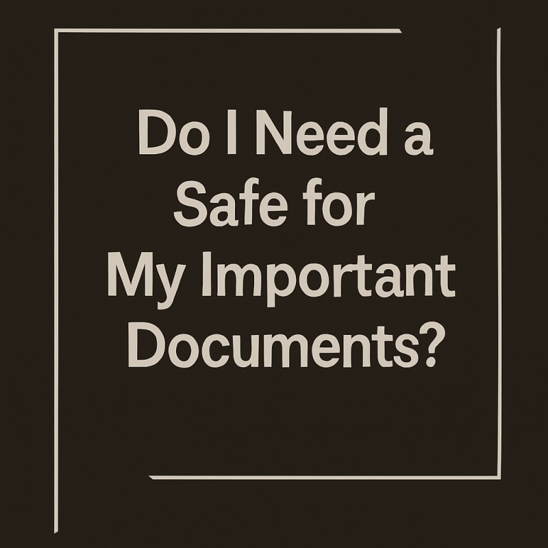 Do I Need a Safe for My Important Documents?