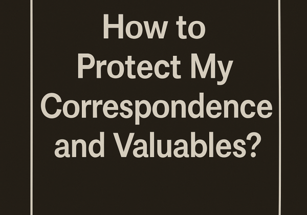 How to Protect My Correspondence and Valuables