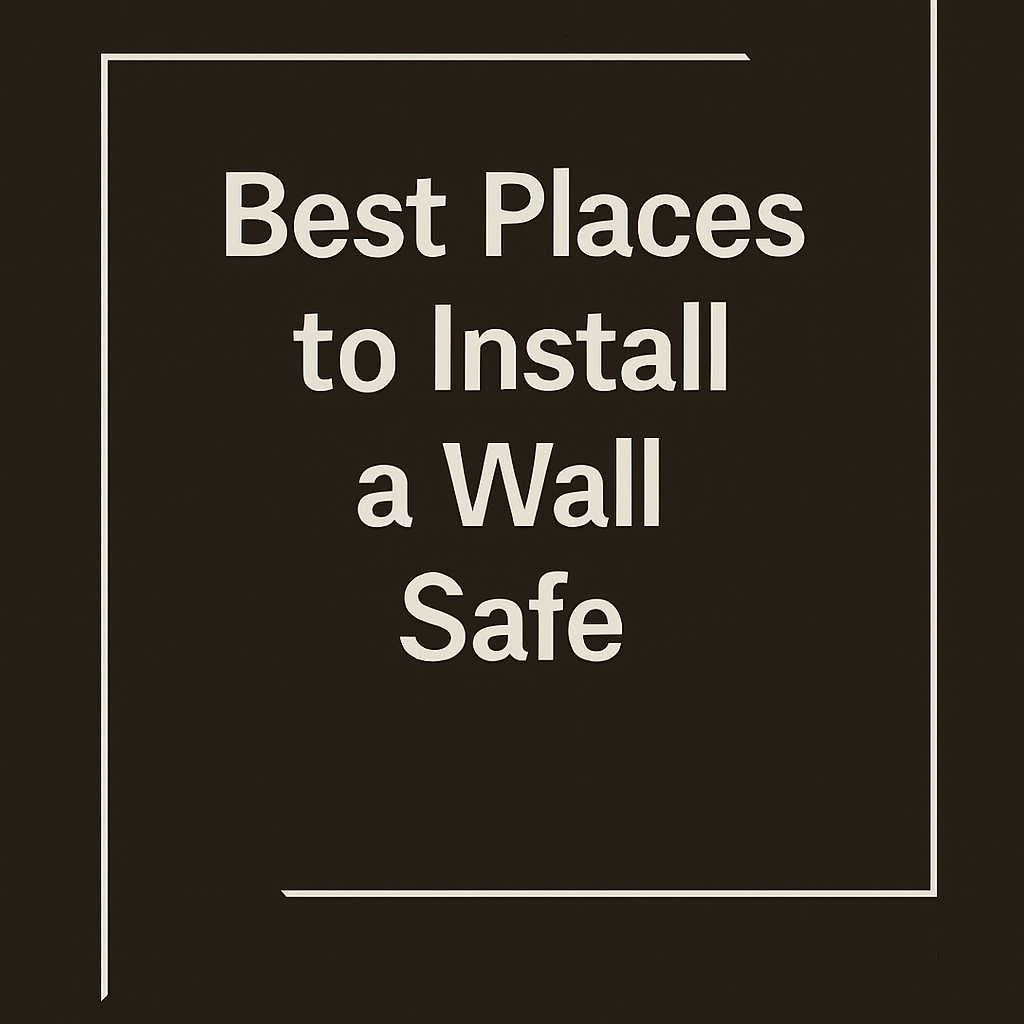 best places to install wall safes