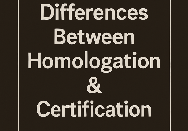 Differences Between Homologation & Certification