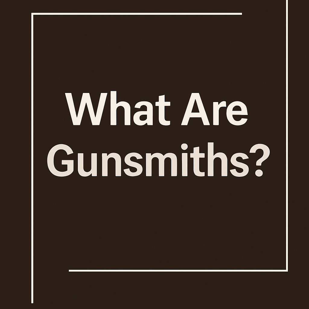 What Are Gunsmiths? Secure Firearm Storage Explained