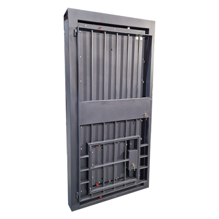 Puerta Acorazada Grado 7 PA150/7 con reja y sistema de cierre